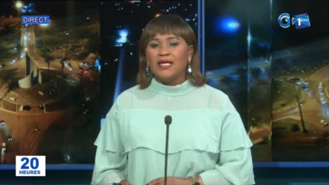Journal télévisé de 20h de Gabon 1ère du 17 mars 2020 