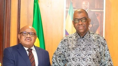 Gabon : Face au chef de l'UNOCA, Barro Chambrier défend l'image d'un pays stable et attractif 